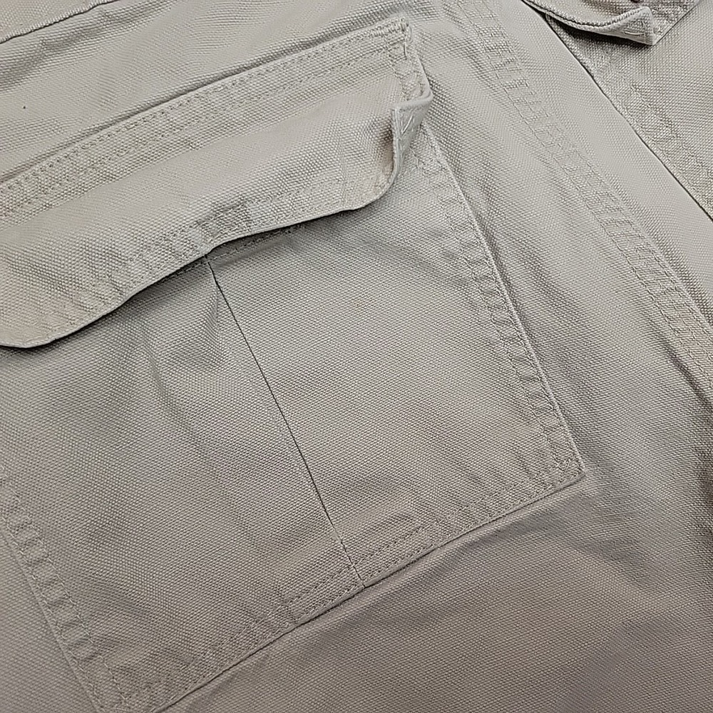 Carhartt Canvas Cargo Shorts Mens 36 Tan Khaki Workwear Utility Hiking Outdoors - Picture 5 of 7